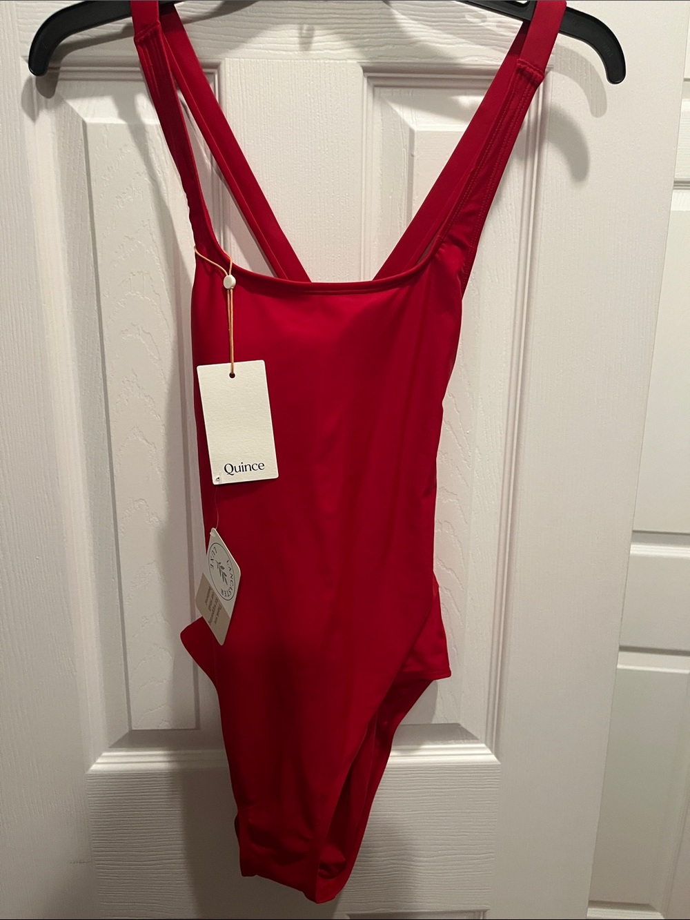 Quince Red One-Piece Swimsuit
